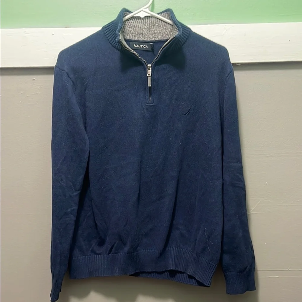 Nautica Men's Quarter-Zip Sweater